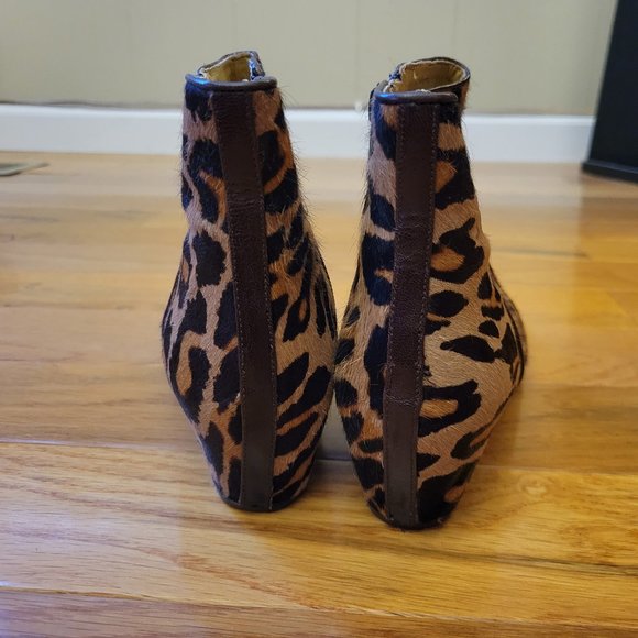 Nine West size 8 leopard pixie boots - Picture 5 of 6